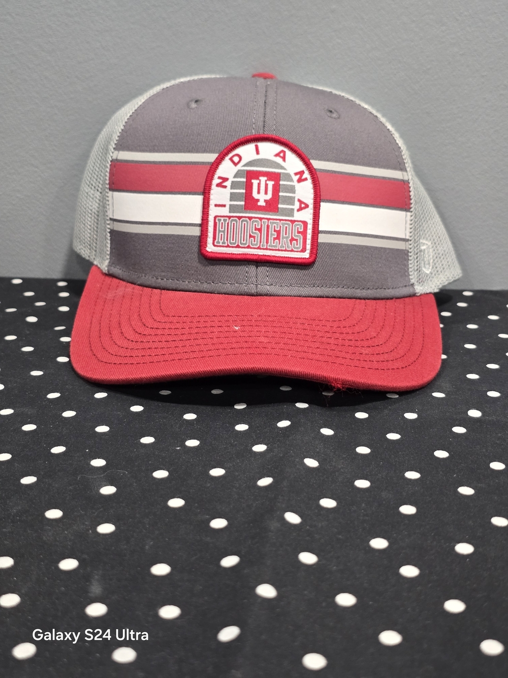 IU INDIANA HOOSIERS TRUCKER HAT SNAP BACK
